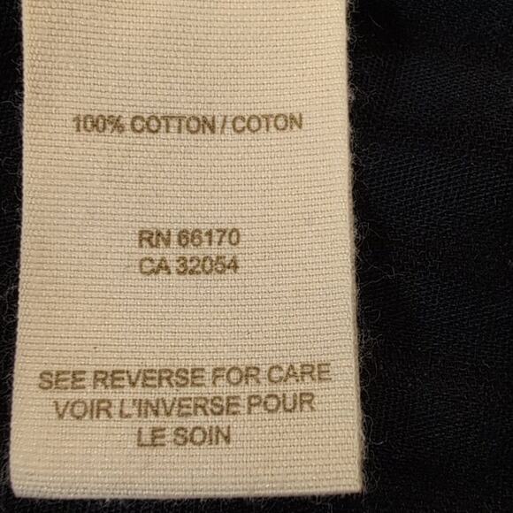 Free People black embroidered cotton tunic top/mini dress, size 10 - Picture 5 of 7